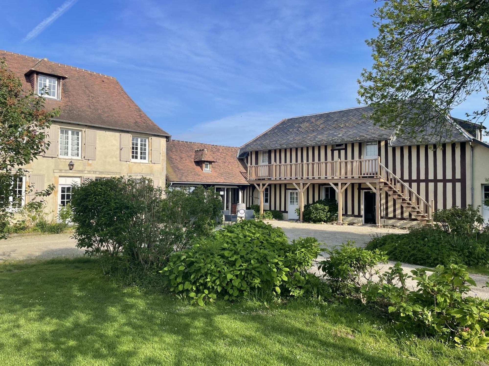 Les Marronniers Hotel Cambremer Exterior foto